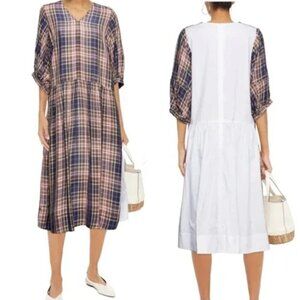 💕SEA NEW YORK💕 Rooney Relaxed Midi Dress ~ Plaid Size 2